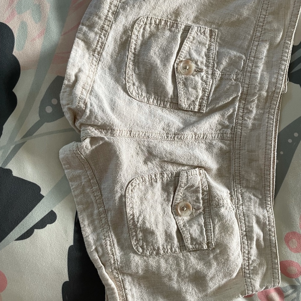 Button Front Express Shorts - Picture 2 of 3